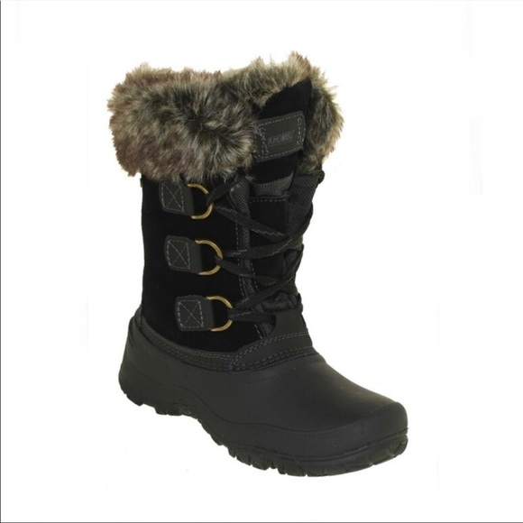 NEW Khombu Slope Winter Boots in Black Size 6 - Picture 8 of 8